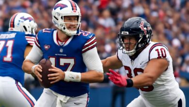 buffalo bills vs houston texans match player stats