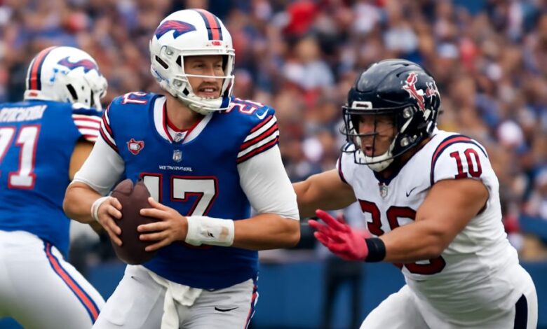 buffalo bills vs houston texans match player stats