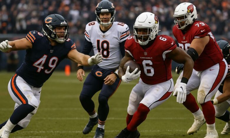 chicago bears vs arizona cardinals match player stats
