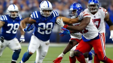colts vs new york giants match player stats