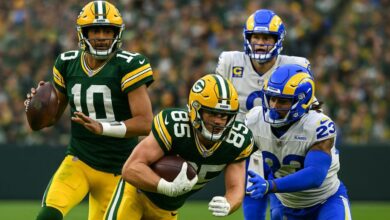 green bay packers vs los angeles rams match player stats