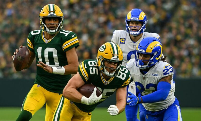 green bay packers vs los angeles rams match player stats