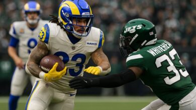 los angeles rams vs new york jets match player stats