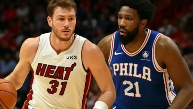 miami heat vs 76ers match player stats