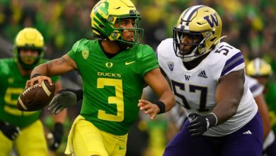oregon ducks football vs washington huskies football match player stats