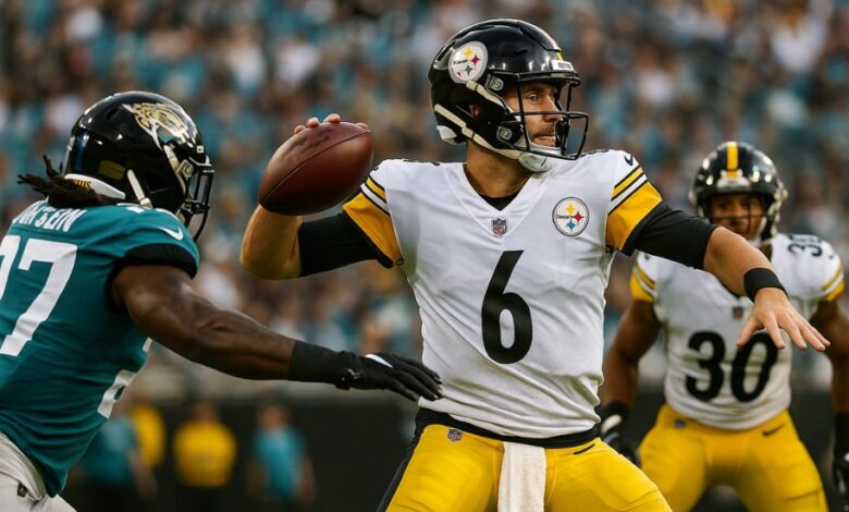 pittsburgh steelers vs jacksonville jaguars match player stats